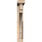 Ekena Millwork Merced Block Smooth Bracket w/ Offset Brace, Douglas Fir, 3 1/2"W x 22"D x 22"H BKT0402X22X22MRC05SDF - alternate 3